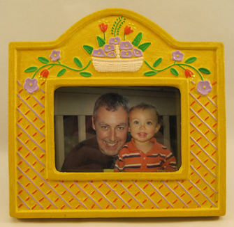 Mexican Ceramic Hand Painted Picture Frames